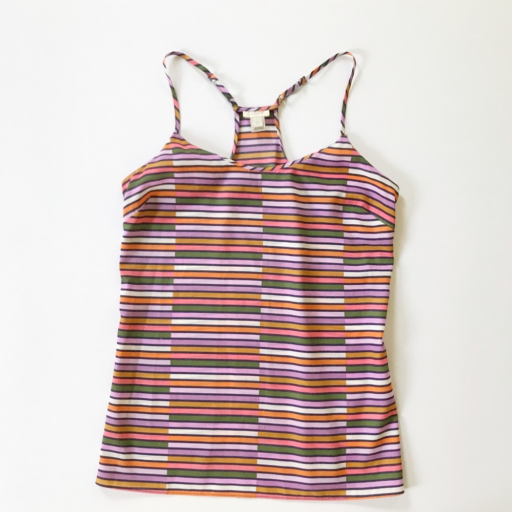J. Crew | Cute Multicolored Striped Dressy Tank